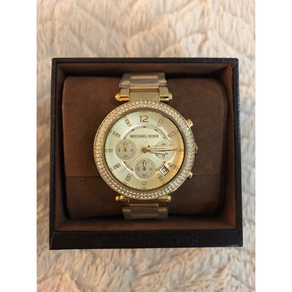 NWT MICHAEL KORS PARKER WATCH - Picture 2 of 5